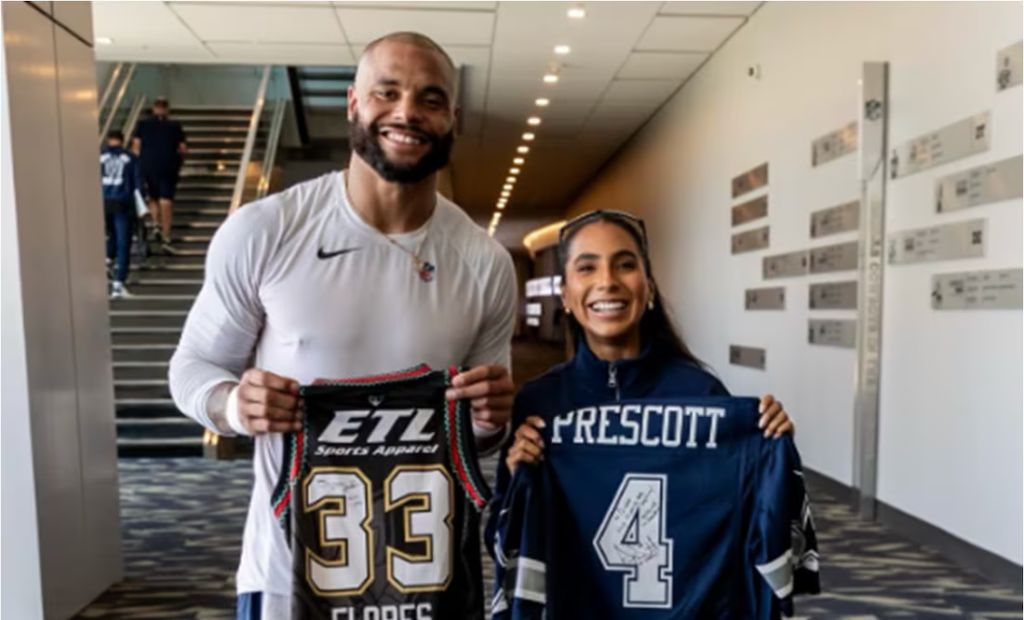 Dak Prescott lanza elogios a Diana Flores