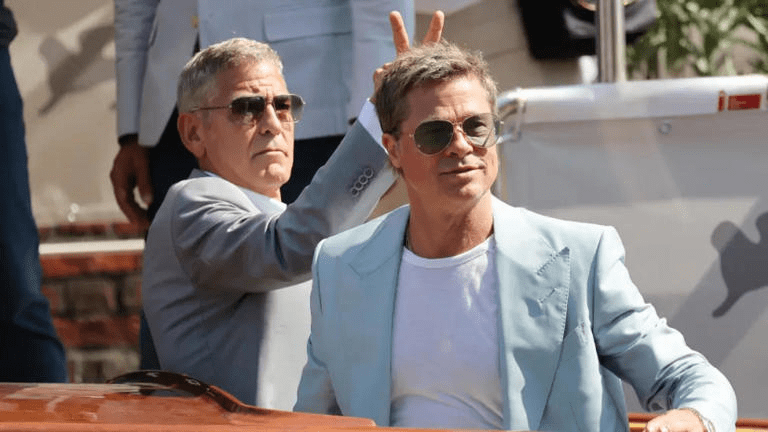 George Clooney y Brad Pitt ponen a Venecia de cabeza