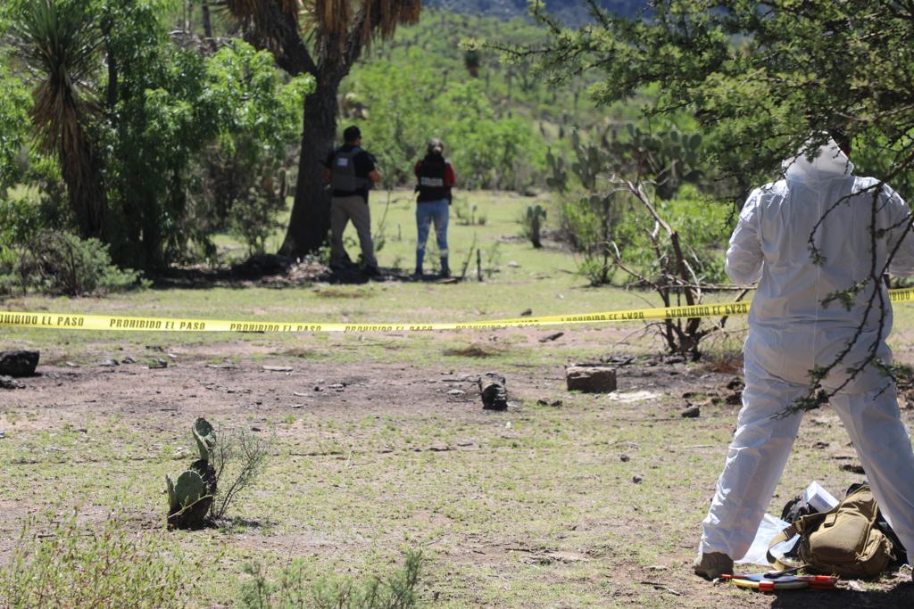 Descubrieron dos narco-fosas en Tepezalá y Asientos con un par de hombres ejecutados enterrados