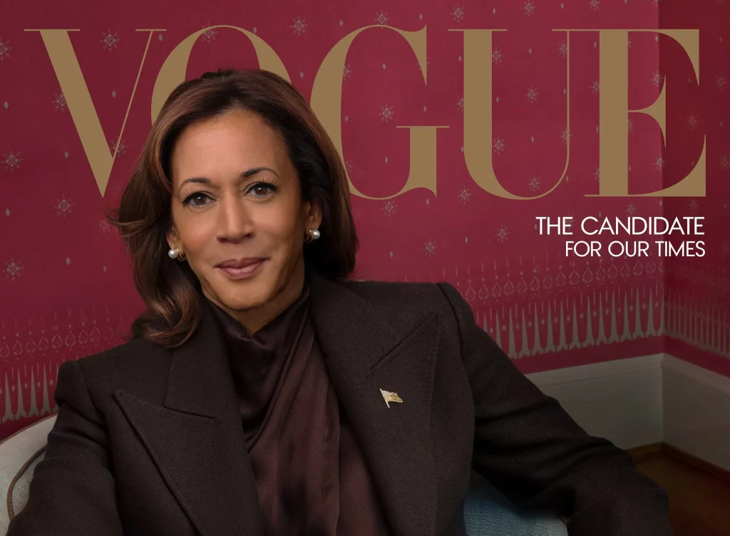 La portada de octubre de Vogue, es dedicada a Kamala Harris