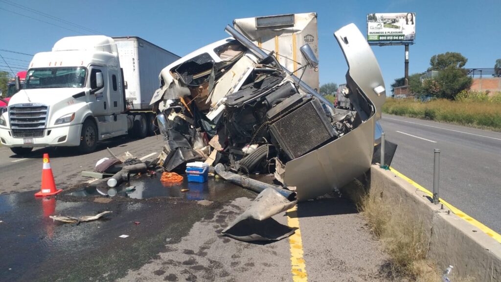 Choque en la 45 Sur deja un herido