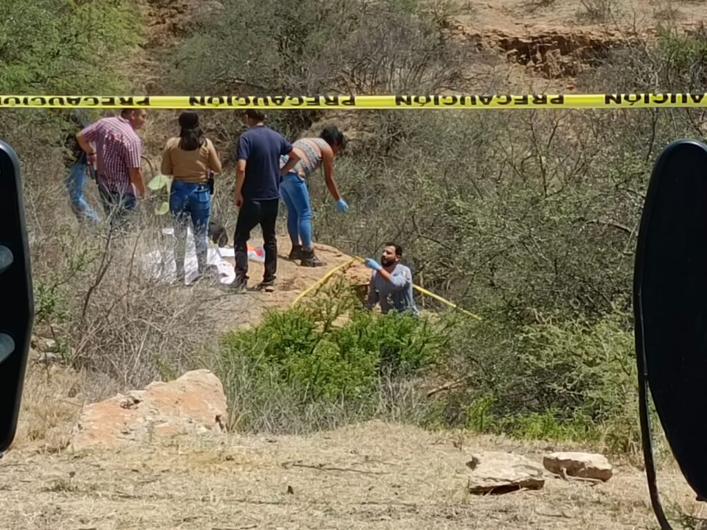 Hombre descubre osamenta en Asientos