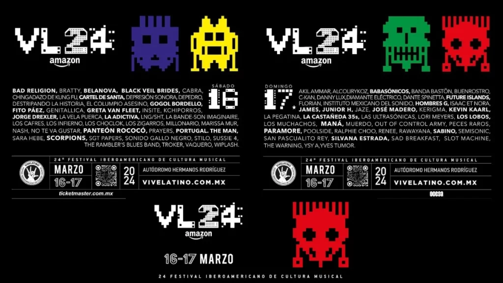 De electrónica a metal, el cartel de Viva Latino 2024