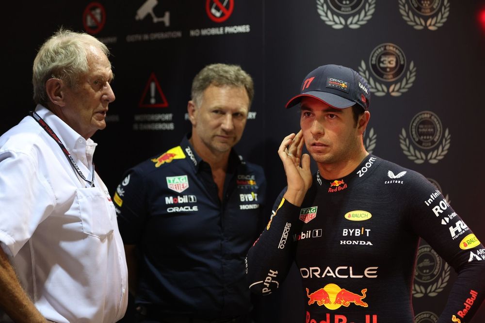 Helmut Marko deja fuera a Checho Pérez de Red Bull para el 2025