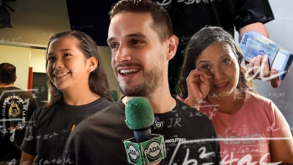 Adrián Marcelo apoya a profesor con $50,000