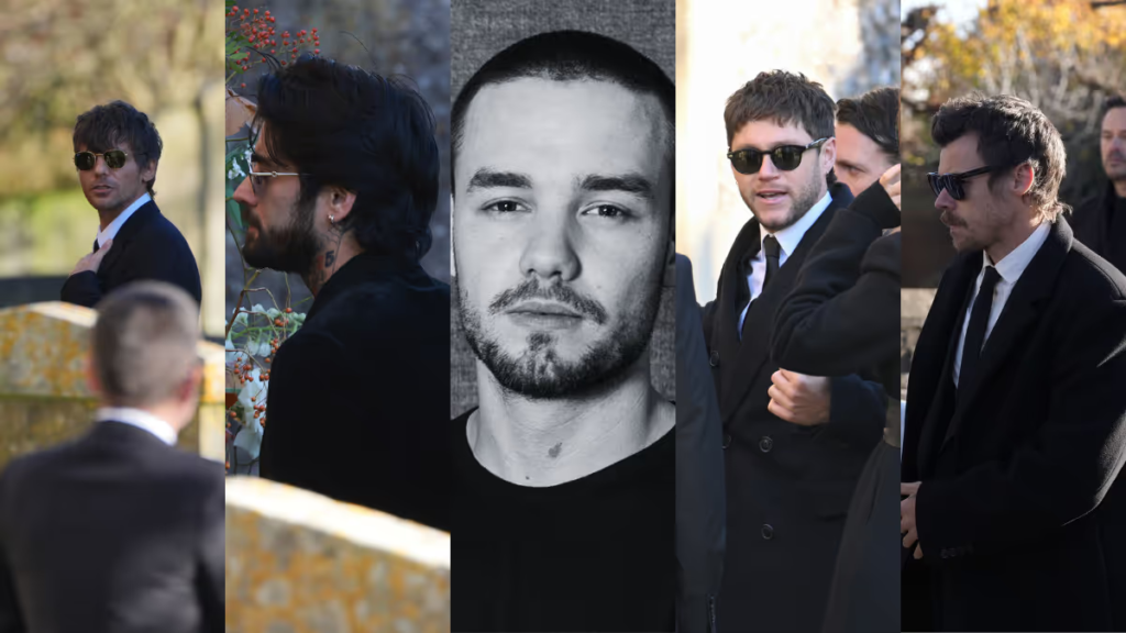 Se reúnen Harry, Niall, Louis y Zayn en el funeral de Liam Payne