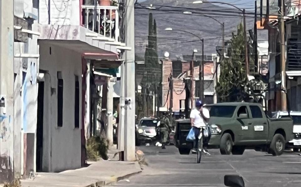 Guardia Nacional cateó una presunta “casa de seguridad” en el Centro de Rincón de Romos