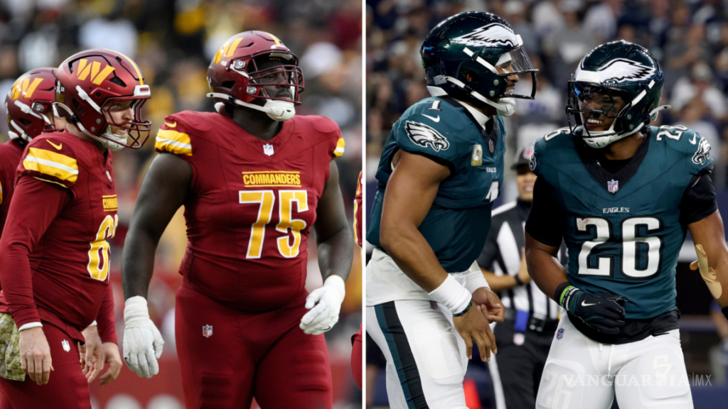 Eagles enfrentan a Commanders en semana 11 de NFL