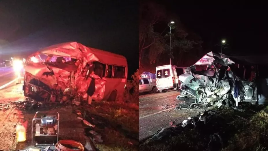 Accidente vial deja 4 muertos y 7 lesionados en Chiapas