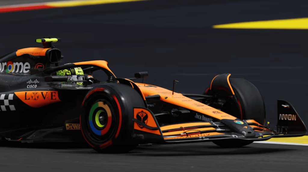 En el primer libre de Interlagos, Lando Norris registra el mejor tiempo