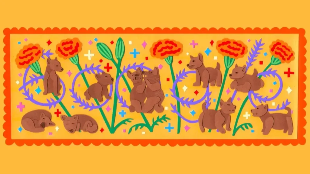 El Doodle de Google honra al xoloitzcuintle