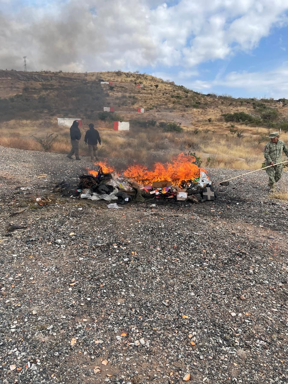 FGR en Aguascalientes incineró más de 33 kilos de diversas drogas y objetos del delito