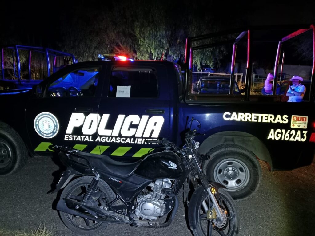 Joven motociclista se impactó contra un caballo en la carretera