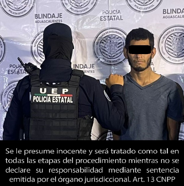 Cae presunto narcomenudista en operativo conjunto en Jesús María, Aguascalientes.