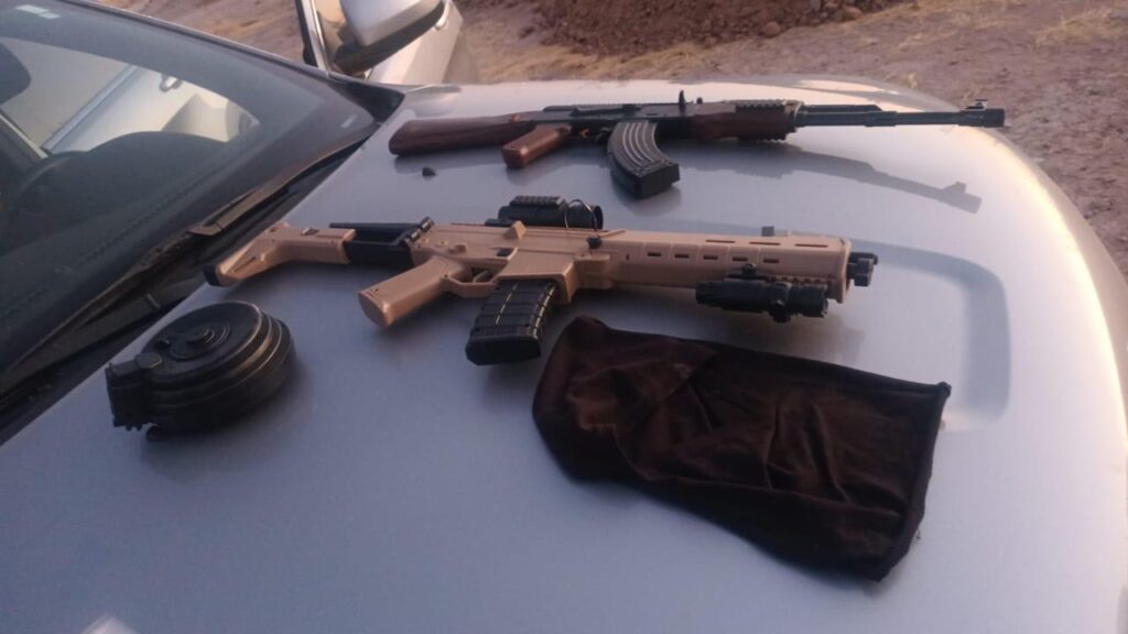 Detienen a cinco con armas réplica y equipo táctico en Aguascalientes
