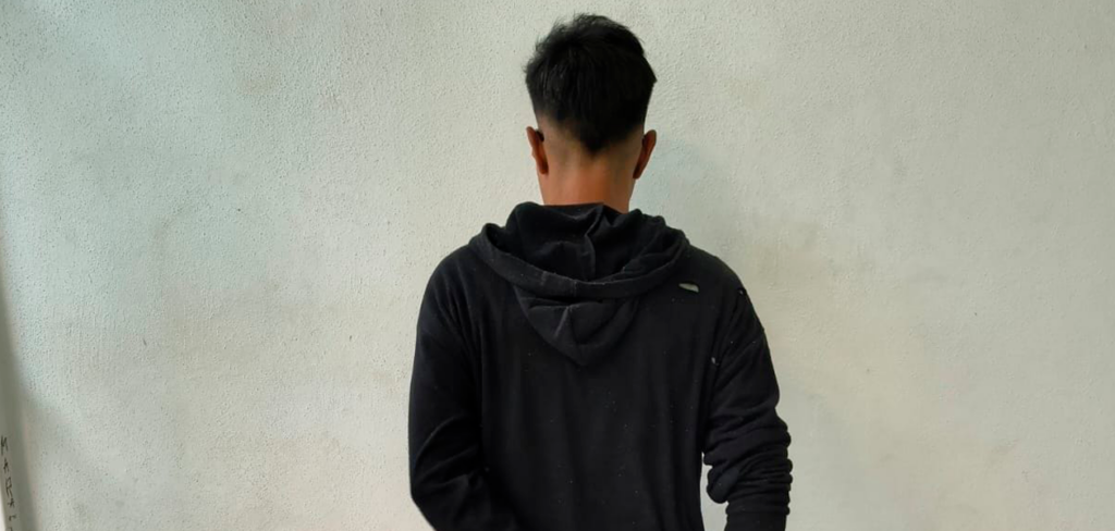 Detienen a hombre acusado de exhibicionismo en clínica de Aguascalientes. Foto: Policía Municipal.