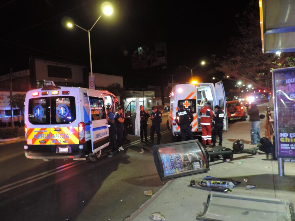 Conductor ebrio atropella a cinco estudiantes en la FNSM.
