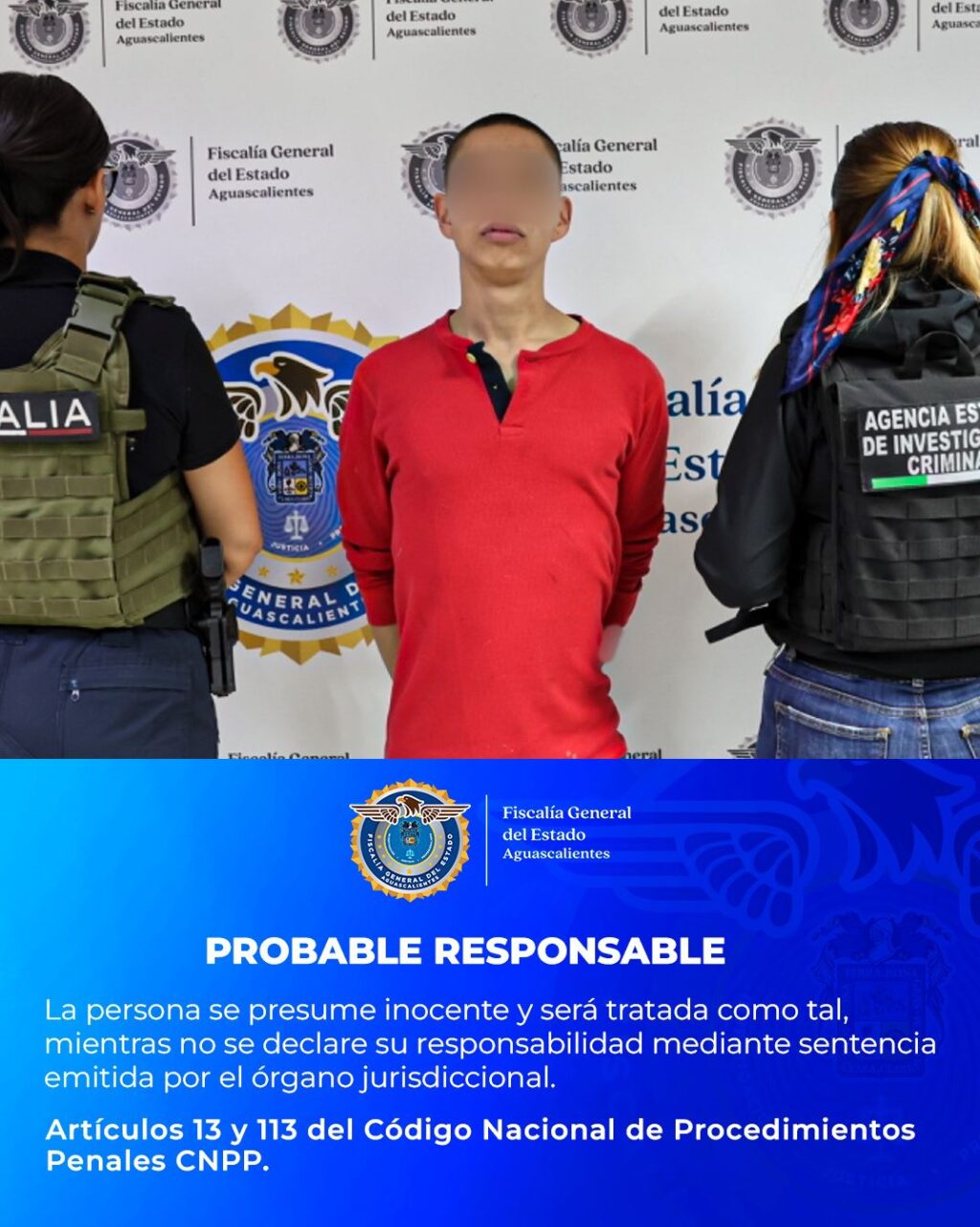 Detienen en Aguascalientes a sujeto buscado en San Luis Potosí por secuestro agravado