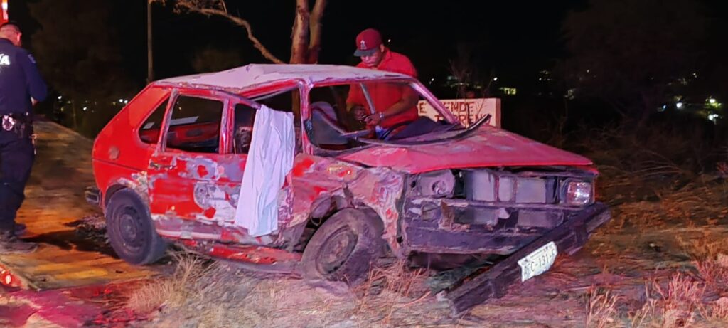 Muere tras choque contra patrulla