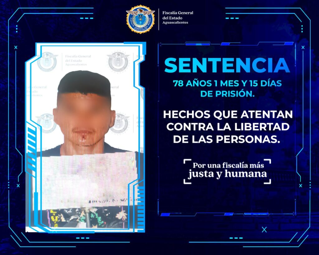 Sentencian a más de 78 años de prisión a dos sujetos por un doble secuestro en Rincón de Romos