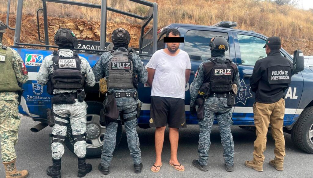 DETIENEN A DOS IMPLICADOS EN TIROTEO QUE DEJÓ DOS MUERTOS EN ZACATECAS