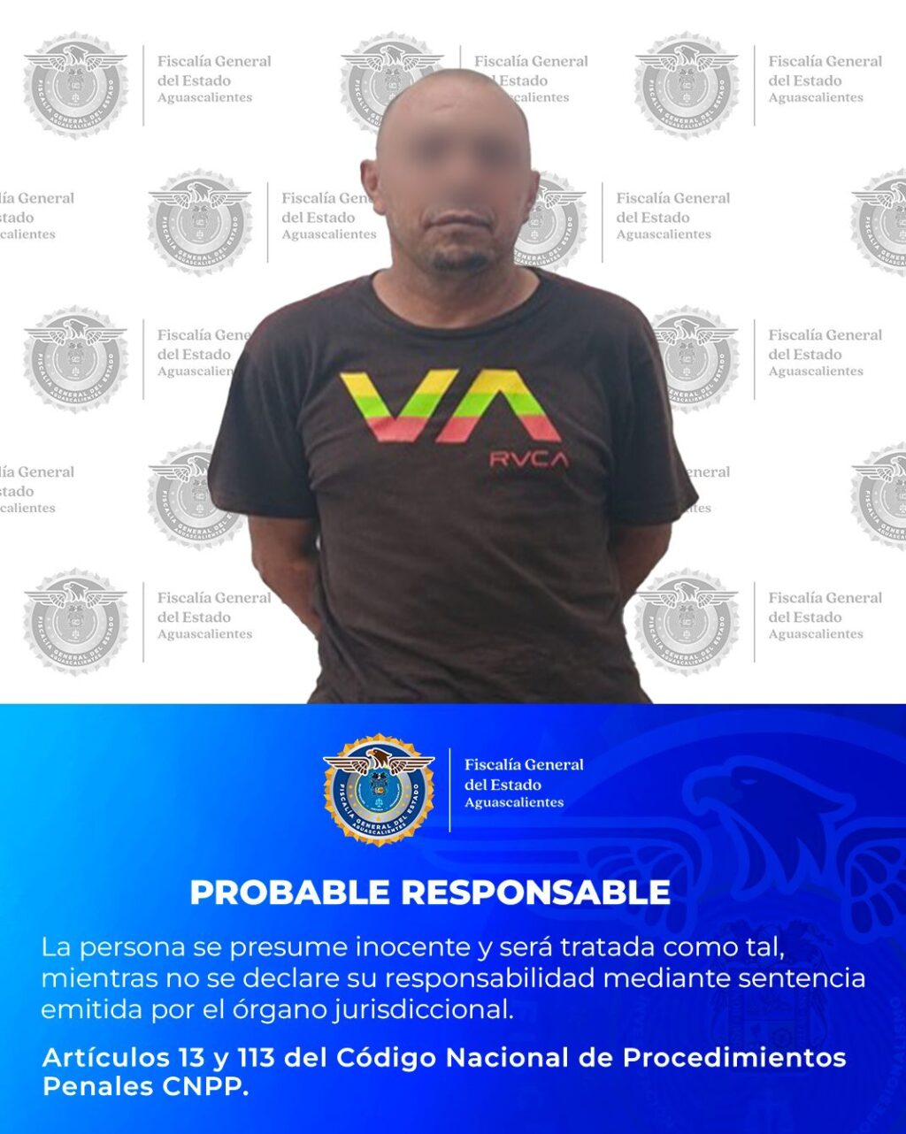 Detienen a sujeto por violencia sexual, física y psicológica a su pareja en Aguascalientes