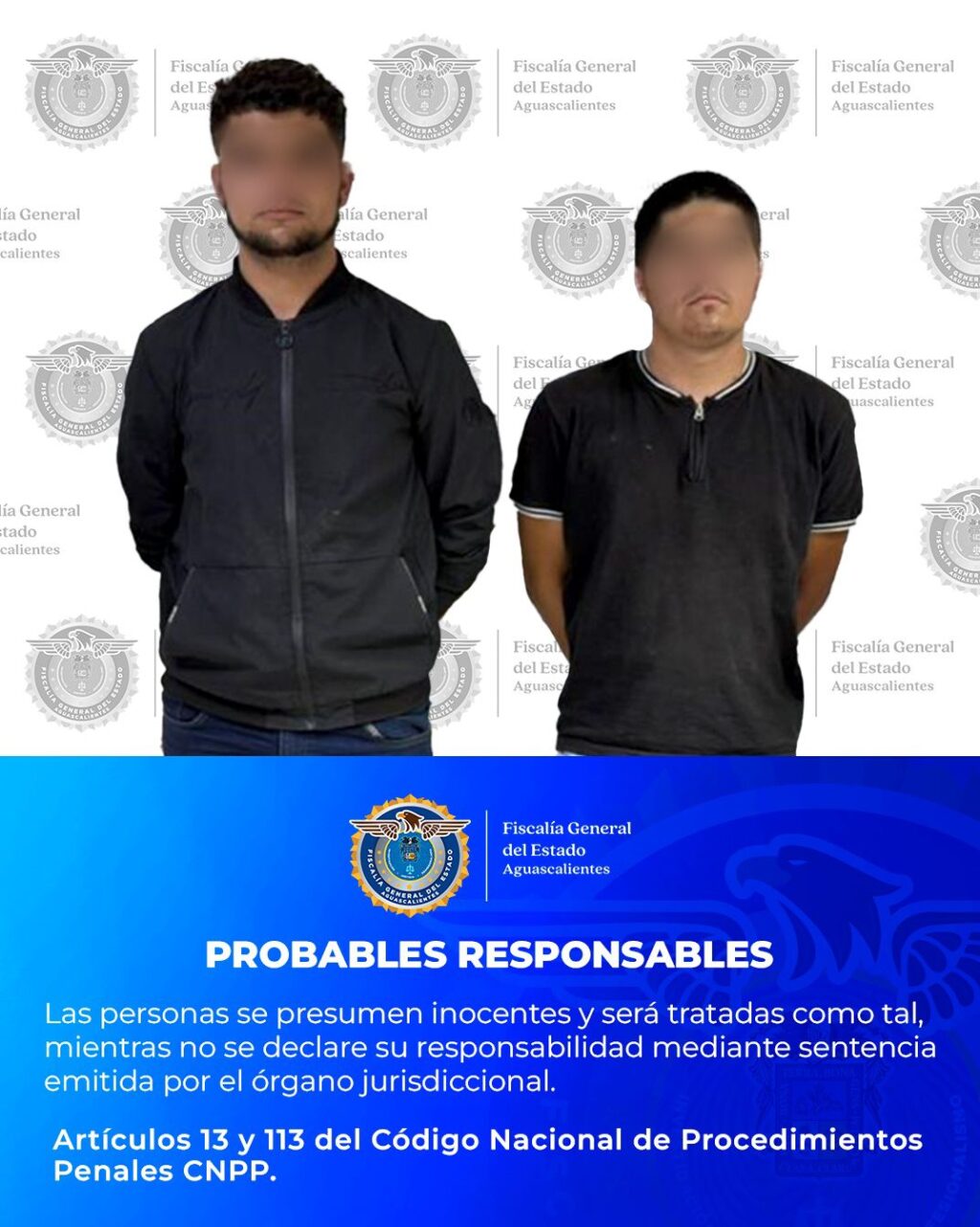Capturan a dos sicarios del Cártel Jalisco Nueva Generación en Aguascalientes