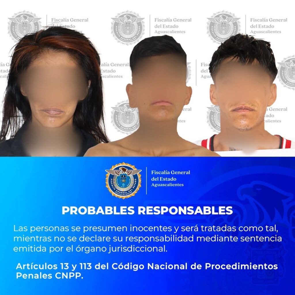 Detuvieron a dos sujetos y una mujer que “levantaron” y torturaron a un hombre en Aguascalientes