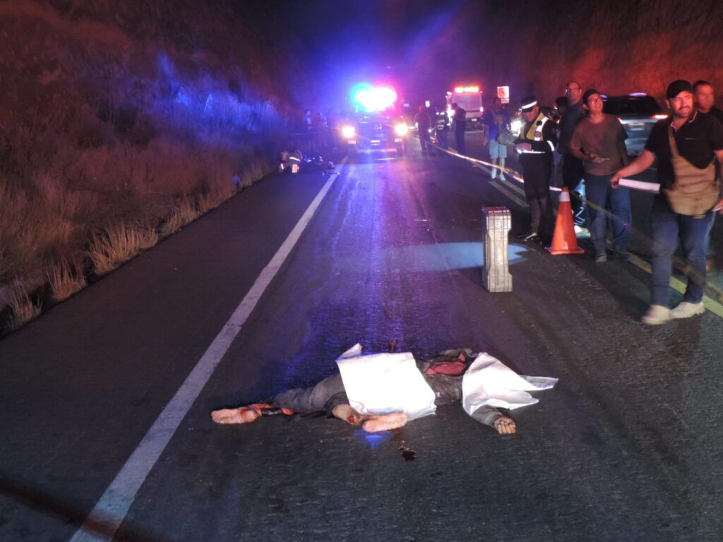 Ya fue identificado el peatón que murió atropellado por un motociclista en la carretera 70 Oriente