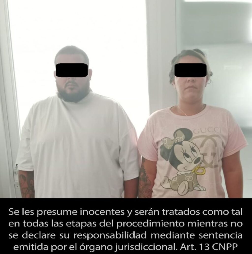 Pareja que vendía drogas en la colonia Curtidores fue detenida mediante un cateo domiciliario