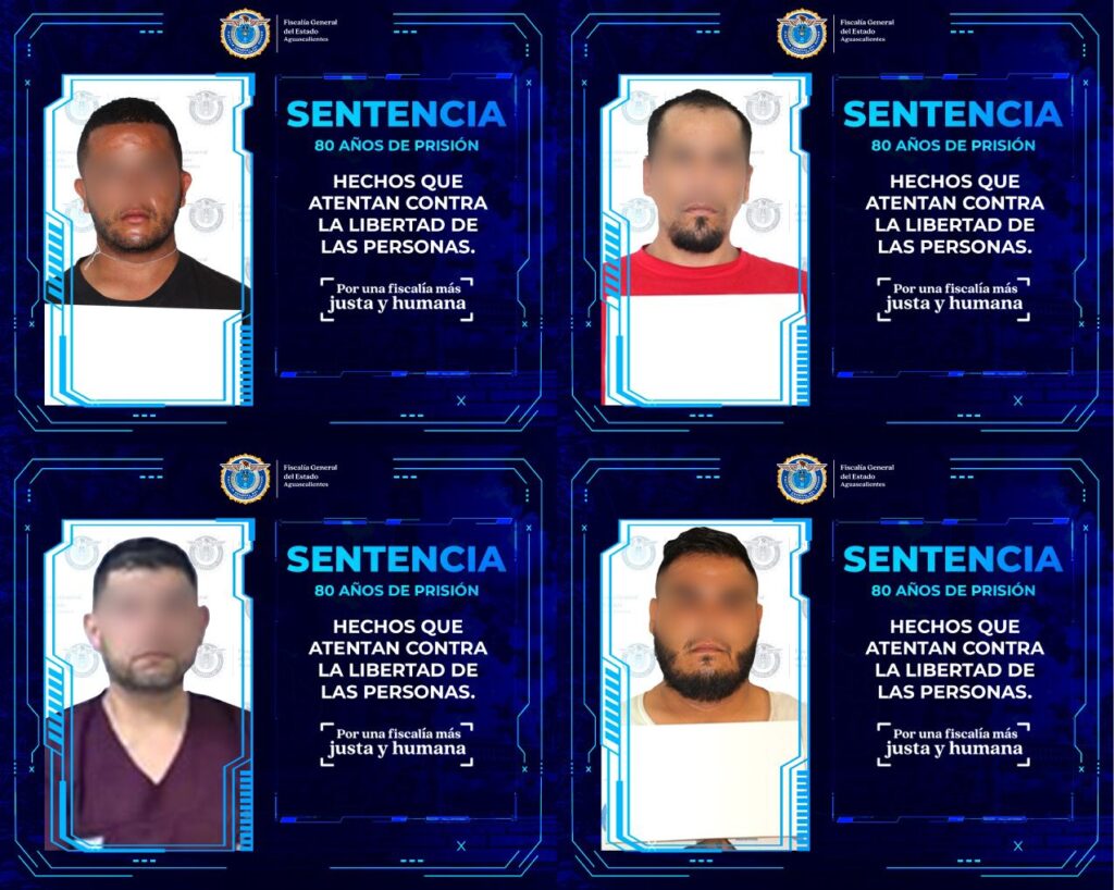 Sentencian a “El Ojitos” y a tres cómplices a 80 años por secuestro y homicidio de una mujer