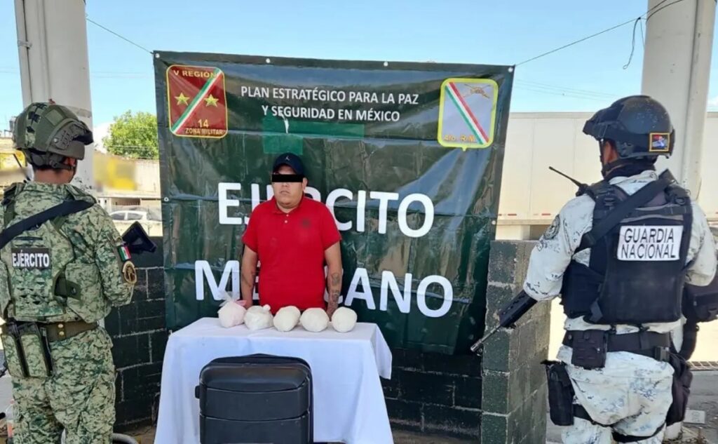 Autoridades federales asestaron golpe al narcotráfico en Aguascalientes al incautar 5 kilos de crystal