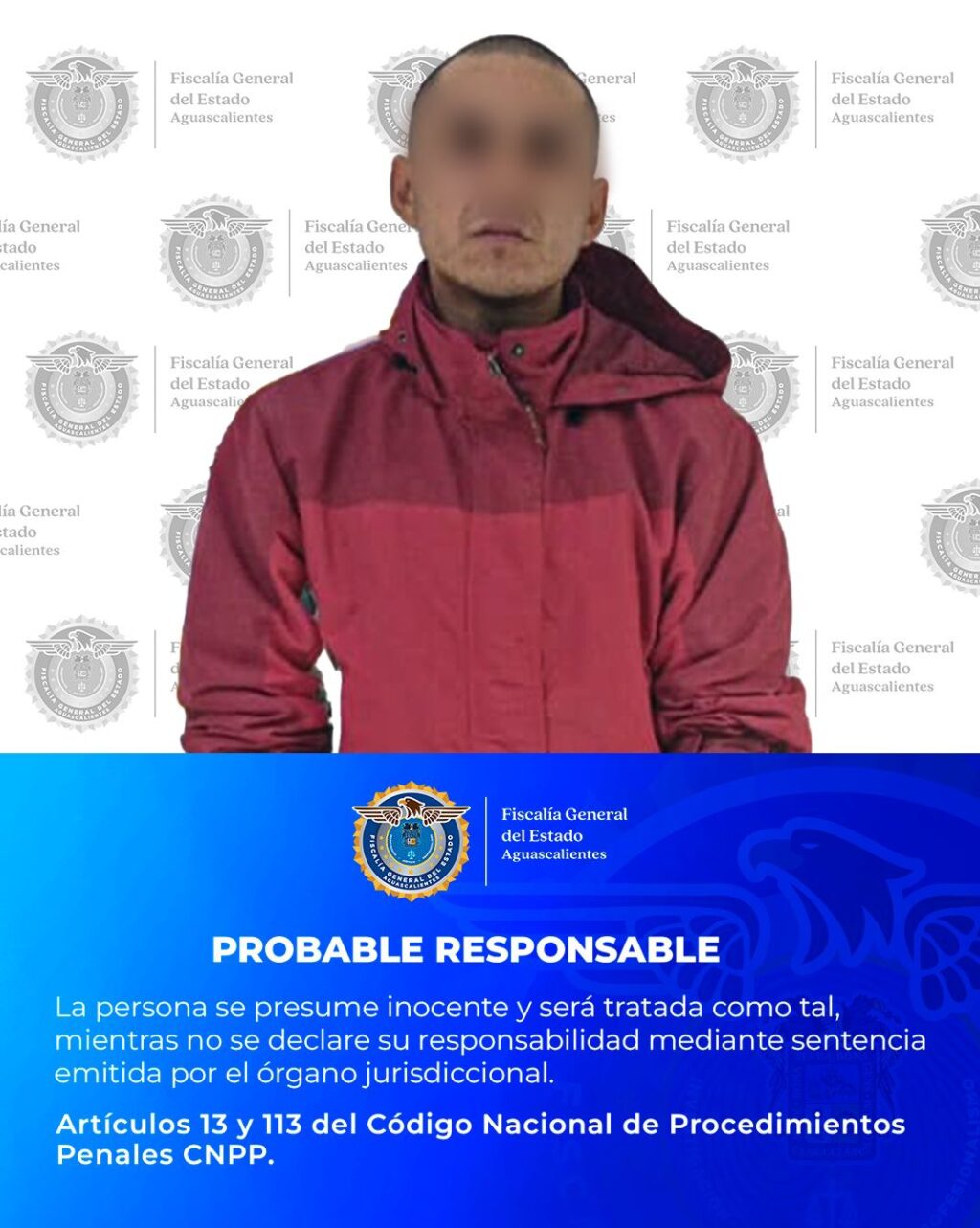 Ya está en prisión sujeto que durante tres años agredió constantemente a su madre en Jesús María