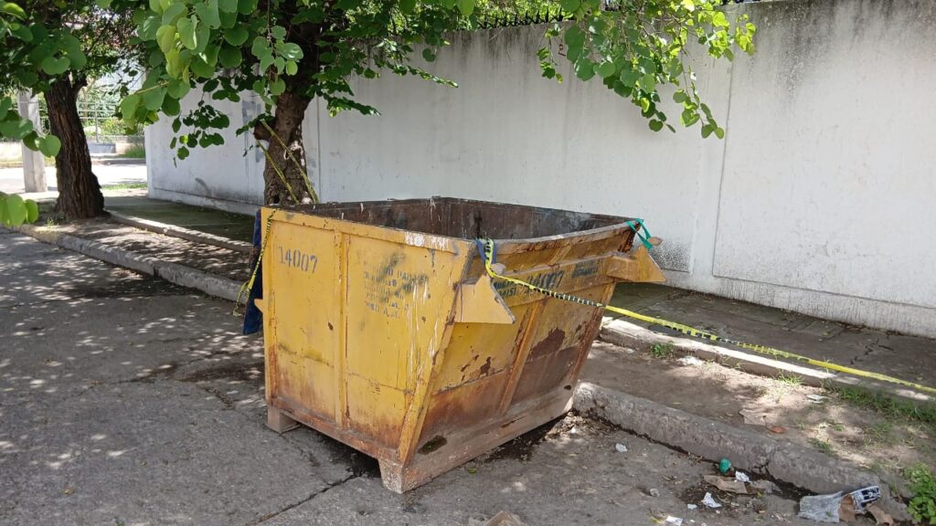 Tiraron un feto en un contenedor de basura en el residencial Jardines de la Asunción