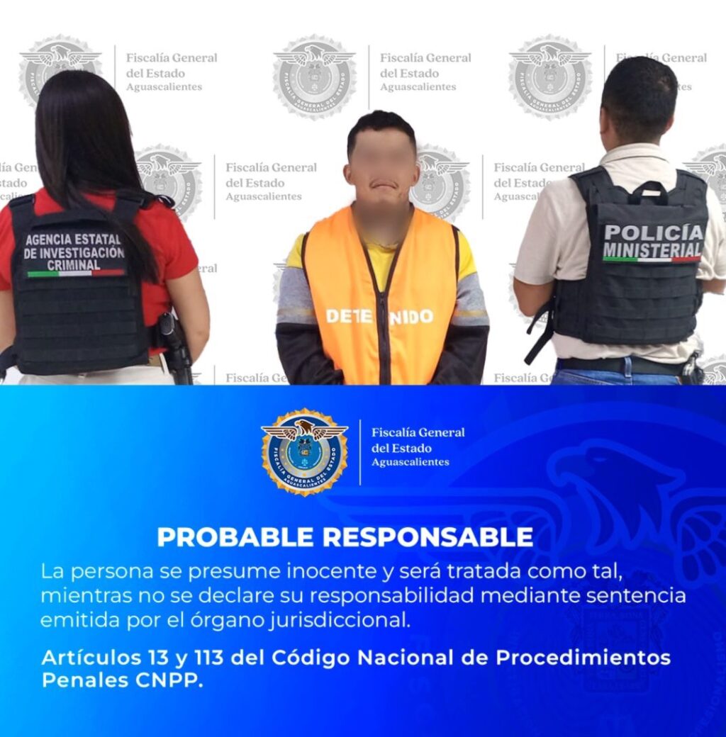 Inician proceso penal por homicidio a sujeto que asesinó a un joven en Norias de Ojocaliente