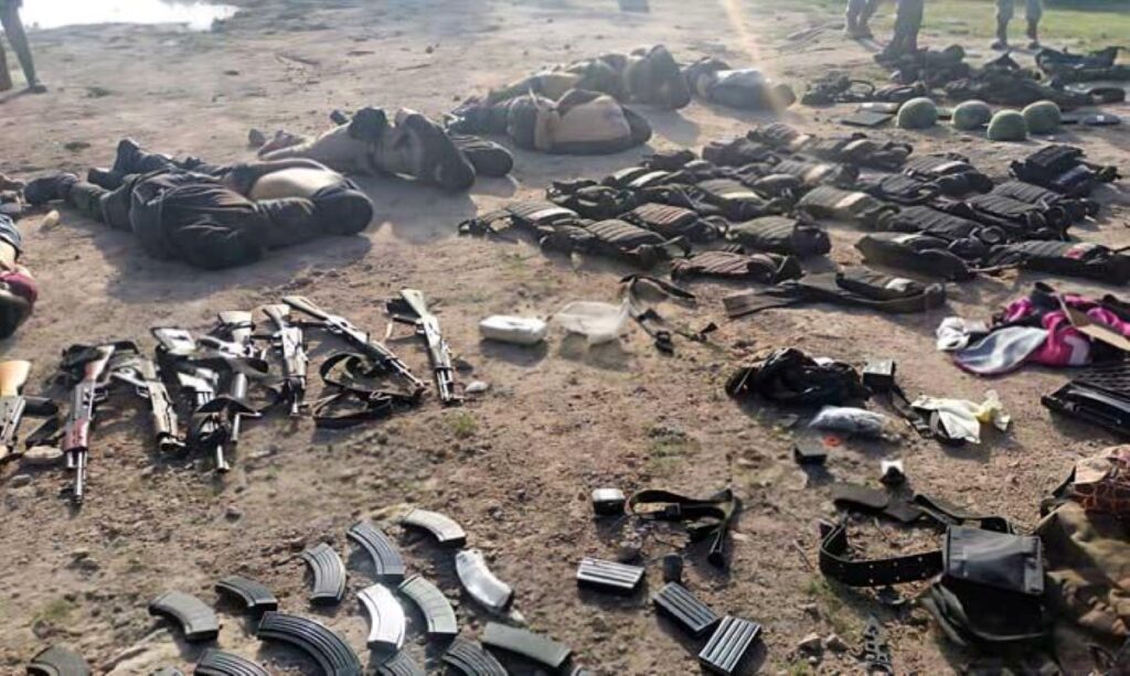 Localizaron y aseguraron más armamento en los narco-campamentos del CJNG en Rincón de Romos