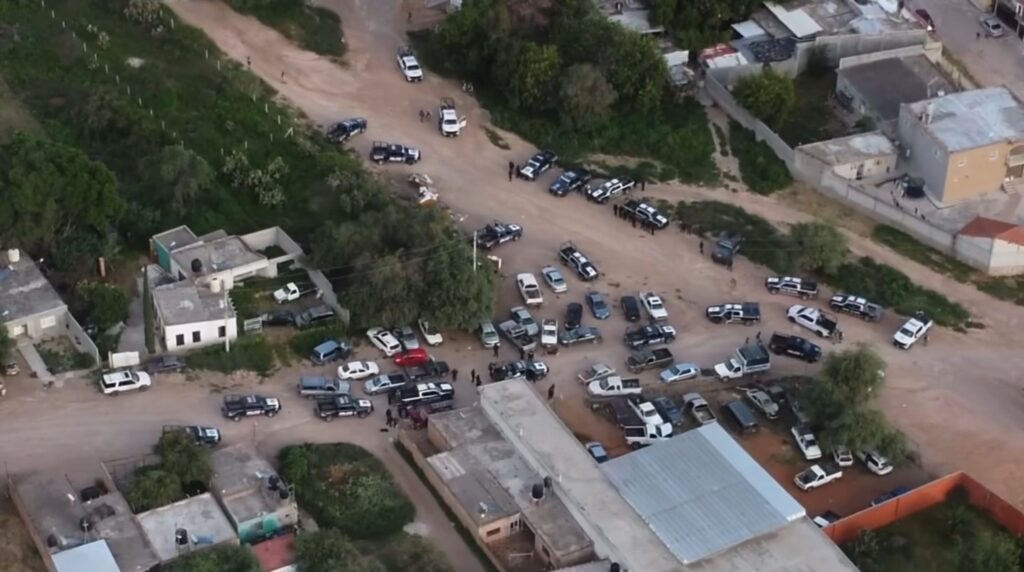 Detienen a cinco sujetos tras reporte de detonaciones de arma de fuego en Villa Juárez, Asientos