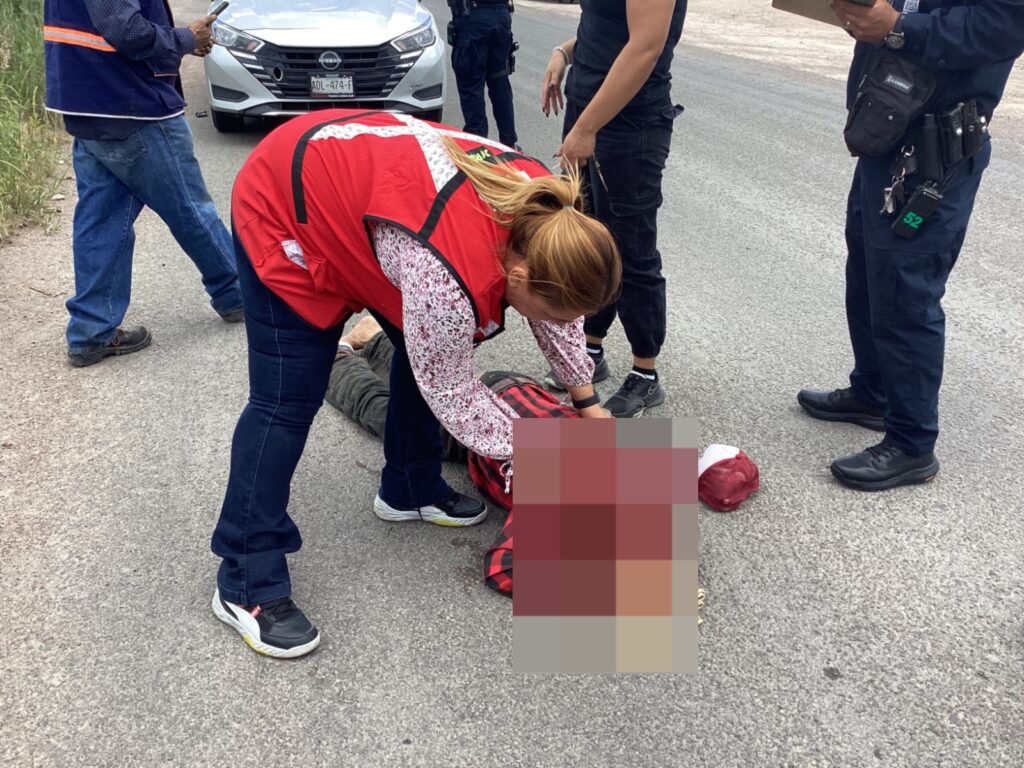 Ciclista de la tercera edad resulta herido tras ser embestido en el sur de la ciudad