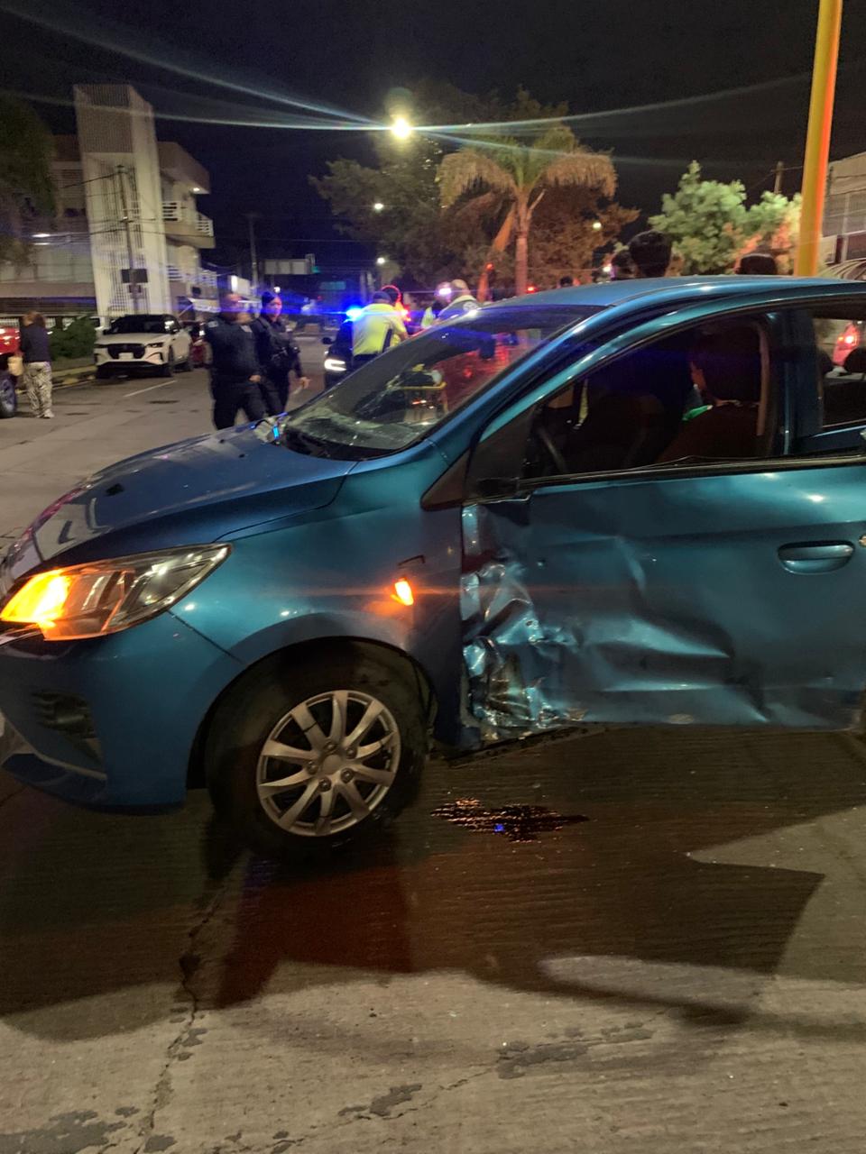 Motociclista resulta lesionado tras choque en avenida Fundición