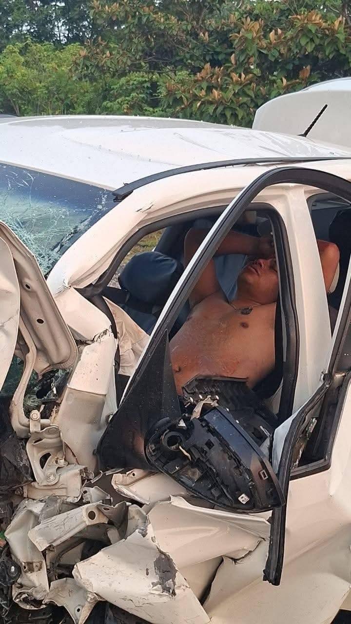 Empleado hidrocálido muere en choque en Veracruz; presunto responsable sería un guardia nacional ebrio