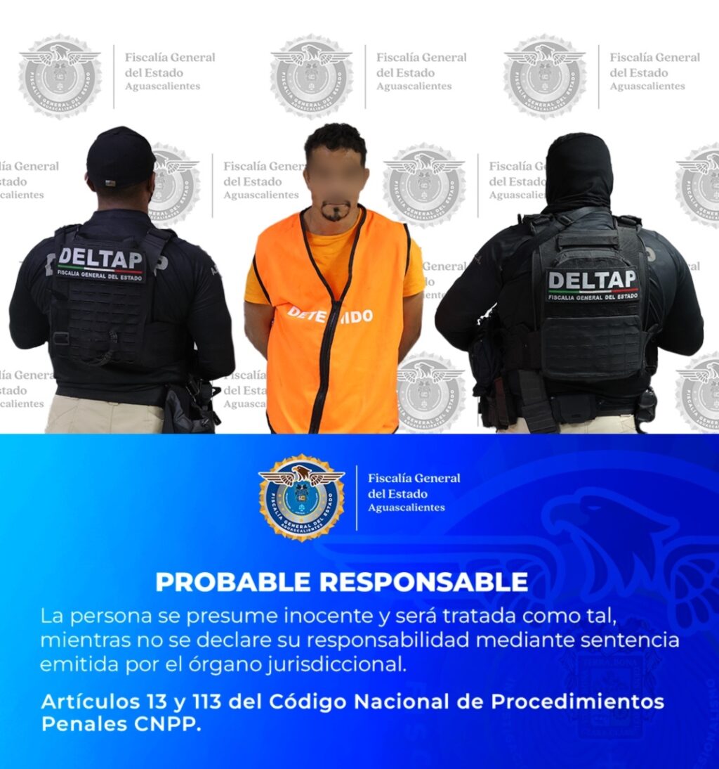 Ingresan al CERESO Aguascalientes al homicida detenido en Jalisco tras pasar 16 años prófugo