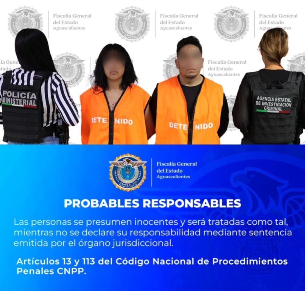 Pareja que asaltaba negocios en la capital enfrenta un primer proceso por un robo en el fraccionamiento Lunaria