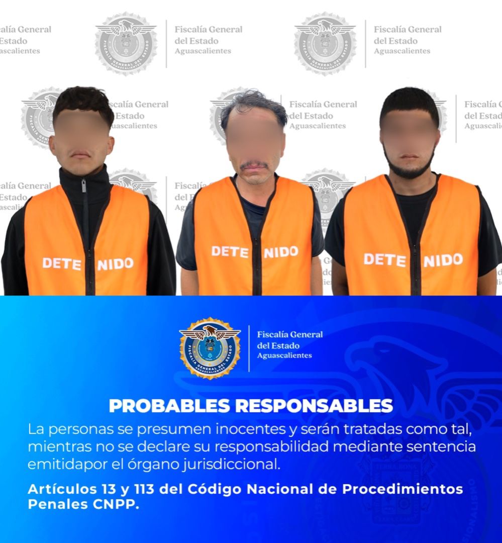 Ya están en prisión tres sujetos que intentaron ejecutar a un vecino del Guadalupe Peralta