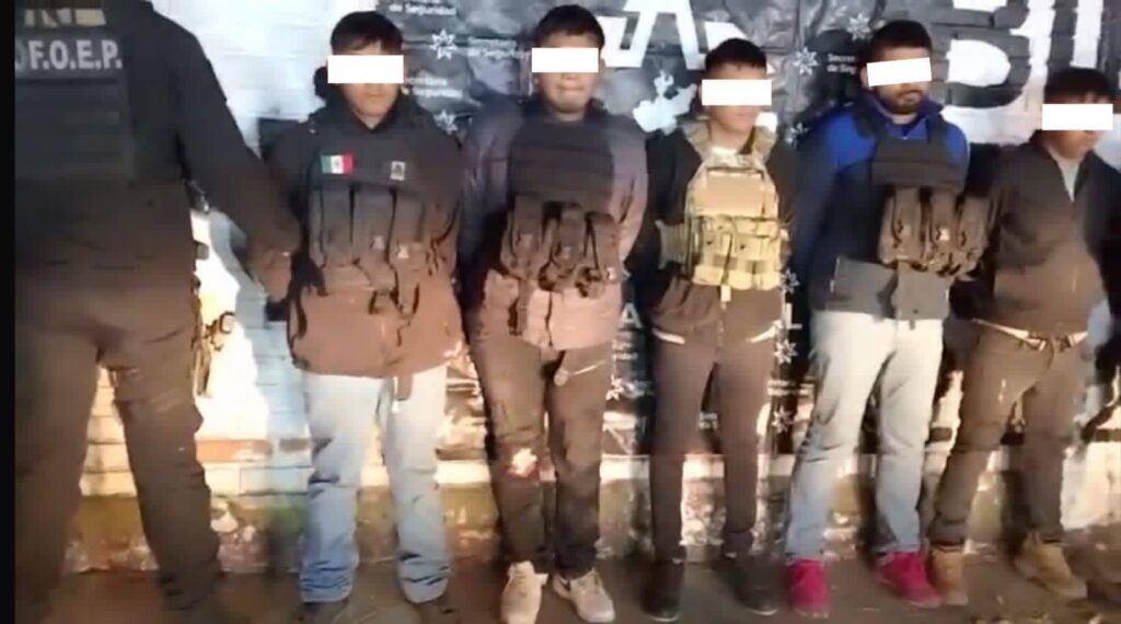 Detienen a 5 integrantes de una célula criminal en Encarnación de Díaz, son de Aguascalientes y Guanajuato