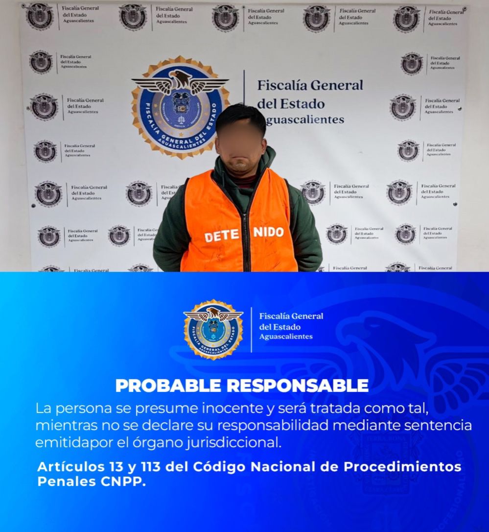 Cae sujeto que violó en varias ocasiones a una adolescente en distintas ferias de Aguascalientes