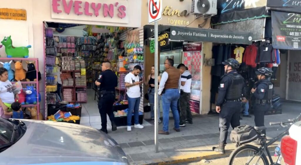 Banda de delincuentes asaltó joyería en la zona Centro y la Policía capturó a 7 de ellos