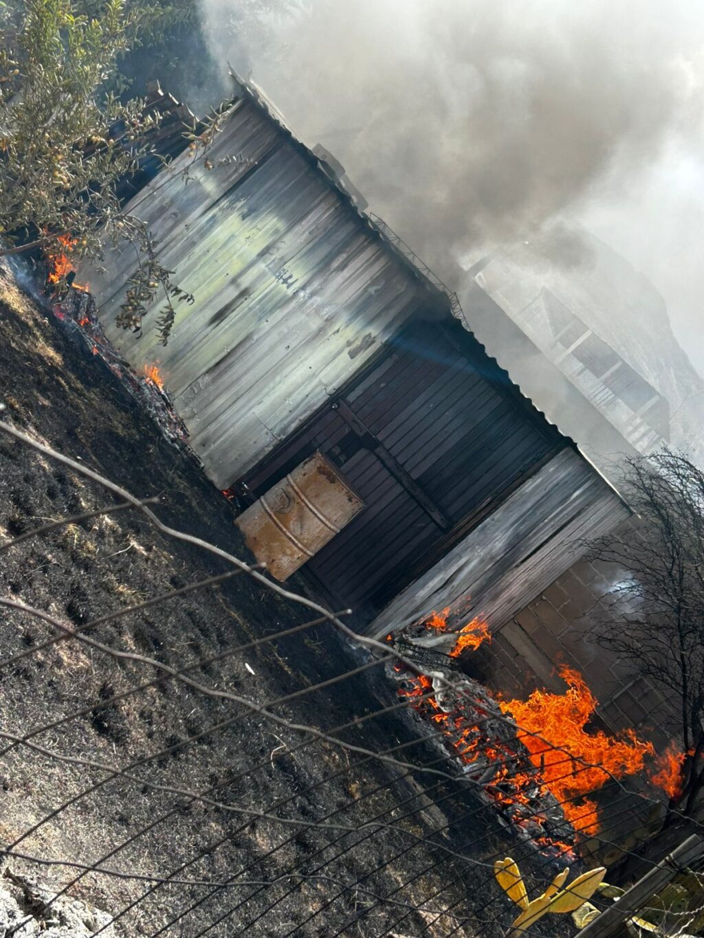 Muere hombre que sufrió quemaduras tras un incendio de pasto en el rancho La Casita
