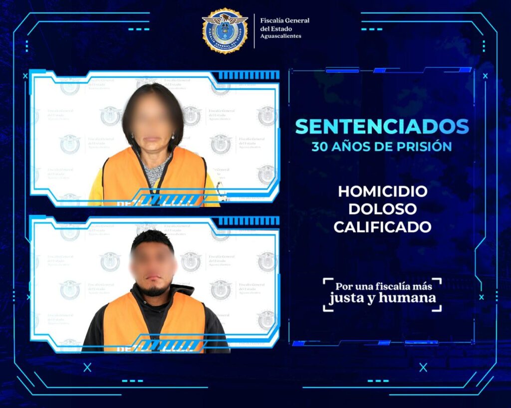 Sentencian a 30 años de prisión a “La Karlangas” y “El Muecas” por una ejecución en Calvillo