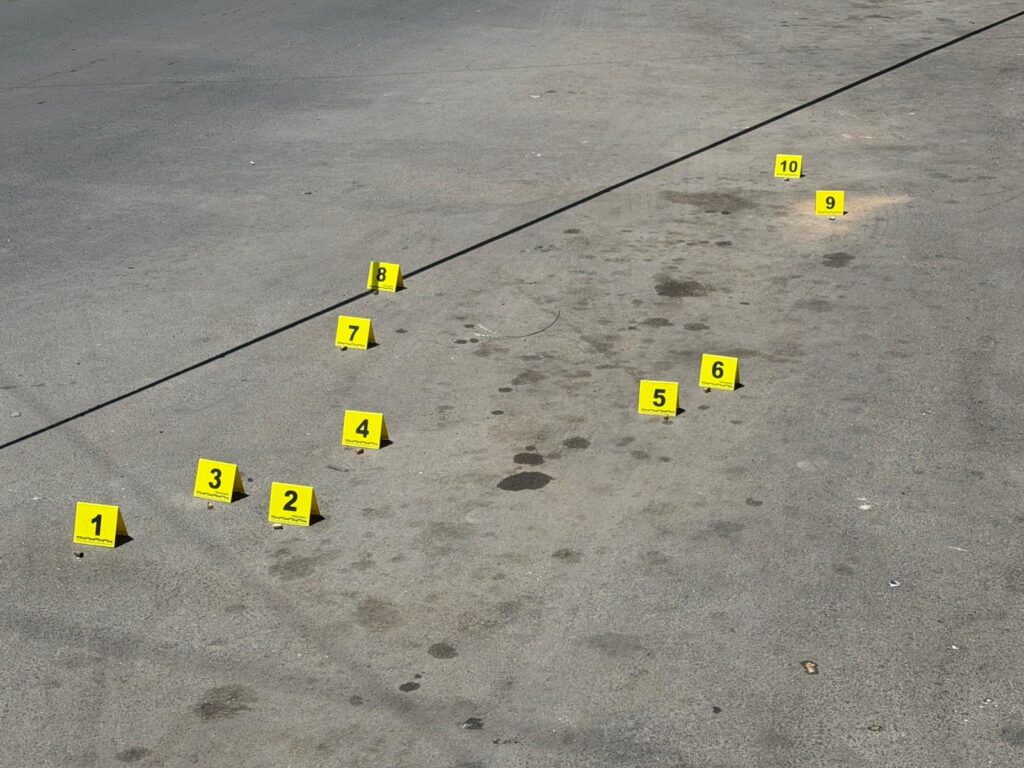 Agresión armada en “Las Huertas” dejó una camioneta baleada y al conductor ileso